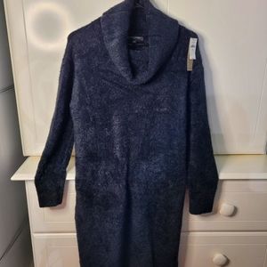 Turtle neck short dress